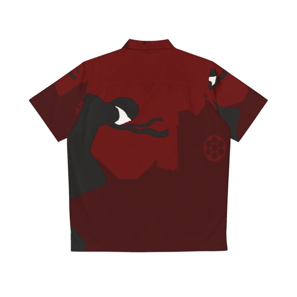 Daredevil "The Devil of Hell's Kitchen" Minimalist Hawaiian Shirt - Back