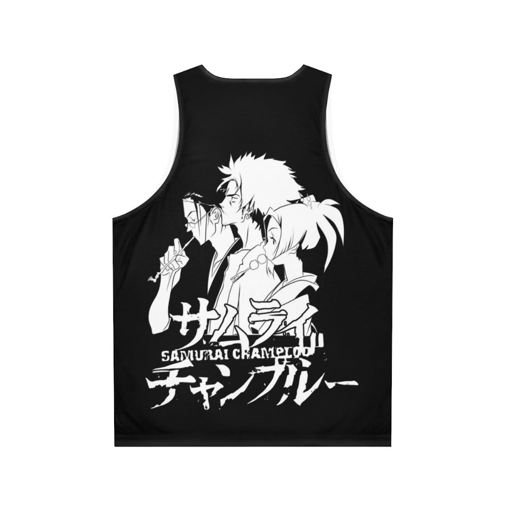 Samurai Champloo anime unisex tank top - Back