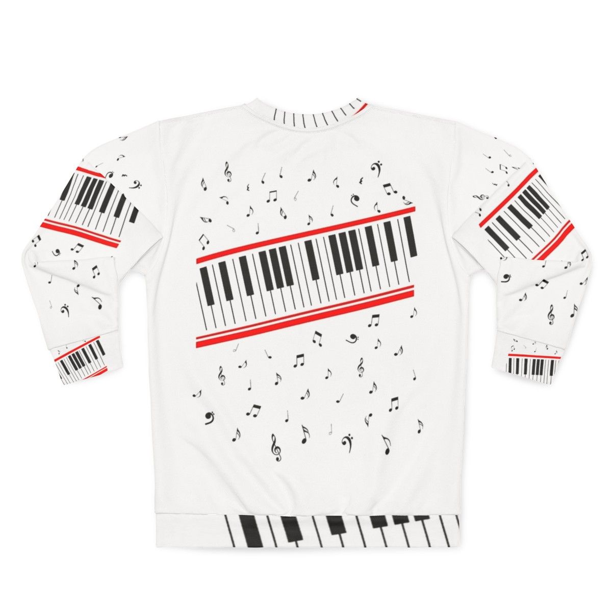 Michael Jackson Beat It Piano Sweatshirt - Back