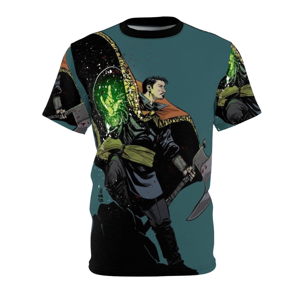 Stylish t-shirt design featuring Doctor Strange, a powerful Marvel superhero