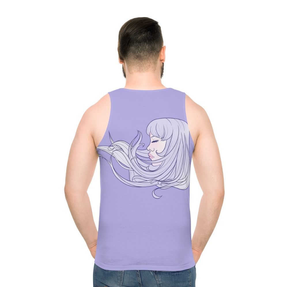 The Last Unicorn Unisex Pastel Tank Top - men back