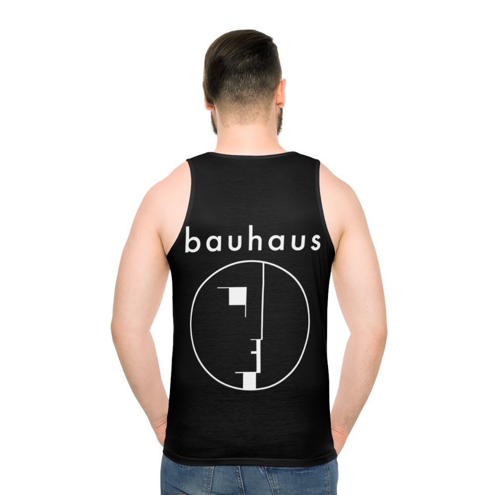 80s post punk music fan unisex tank top - men back