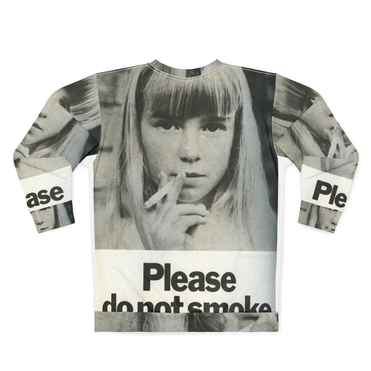 Anti-Smoking 1972 Vintage-Style Sweatshirt - Back