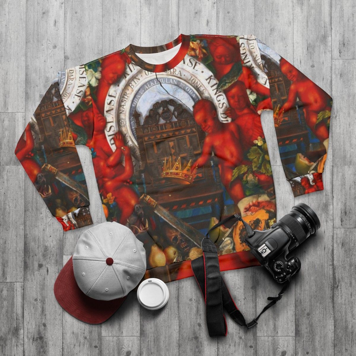 Nas "King's Disease" Sweatshirt - flat lay