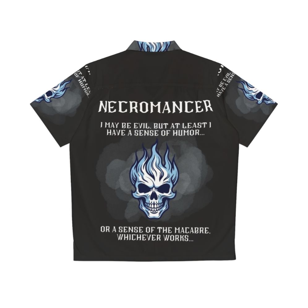 Necromancer Hawaiian Shirt - Fantasy Inspired Tropical Apparel - Back