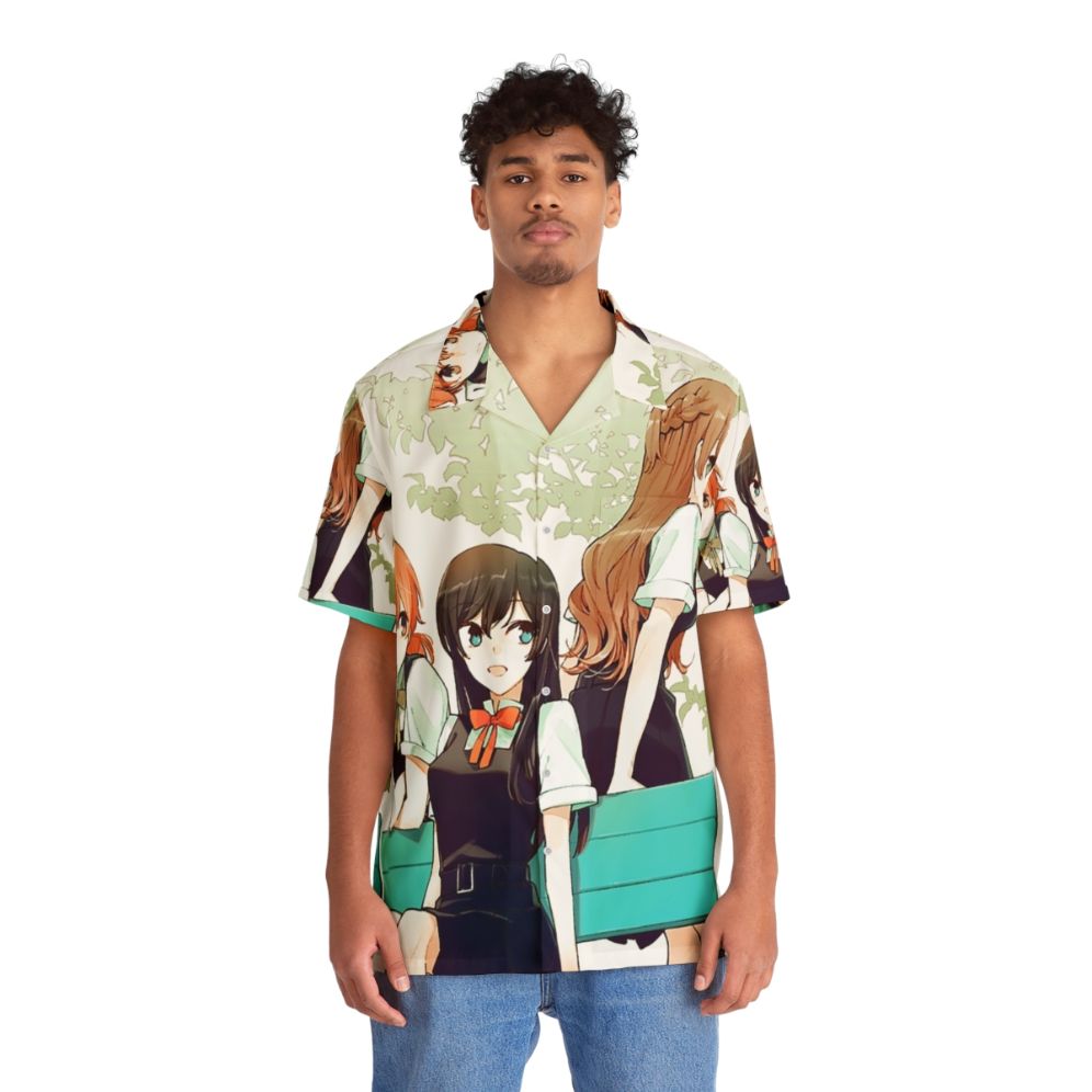 Bloom Into You Yuu Nanami Saeki Inspired Hawaiian Shirt - People Front