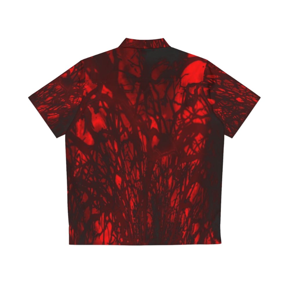 Vibrant Carnage 1A Hawaiian Shirt with Watercolor, Tie Dye and Nature Inspired Design - Back