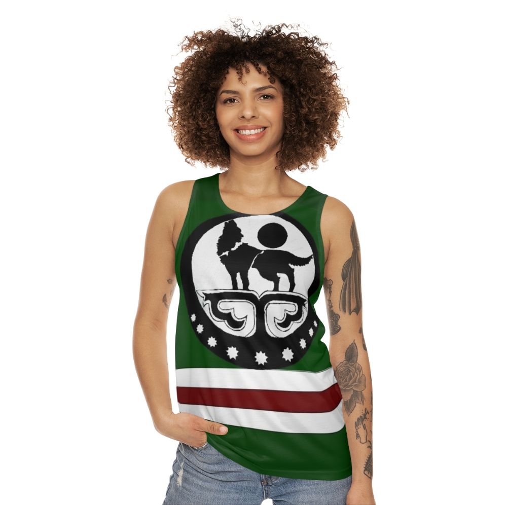 Chechen Flag Unisex Tank Top - women