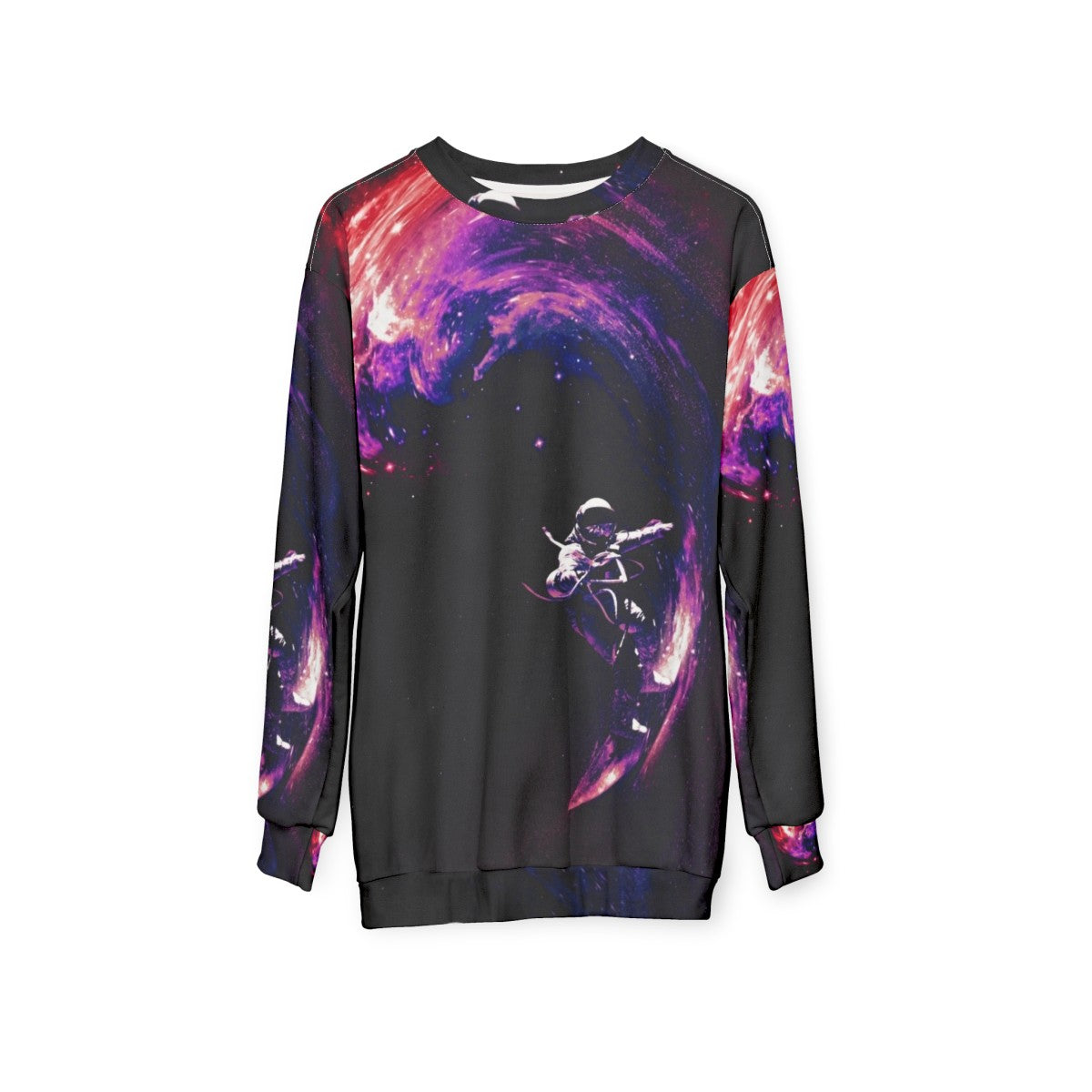 Cosmic Space Surfing II Sweatshirt - hanging