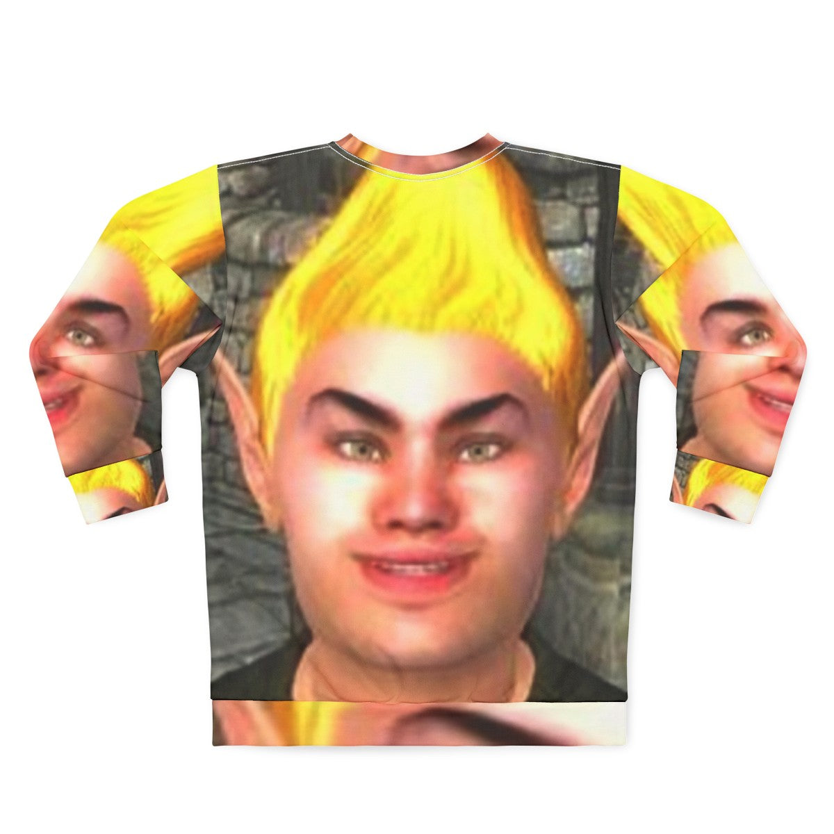 Oblivion "By Azura" Sweatshirt featuring iconic video game meme - Back