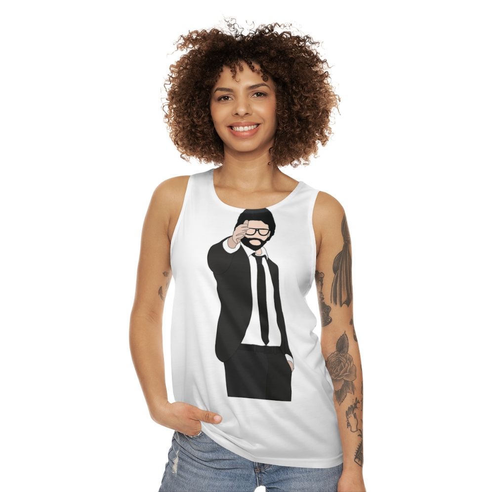 Money Heist The Professor Unisex Tank Top - women