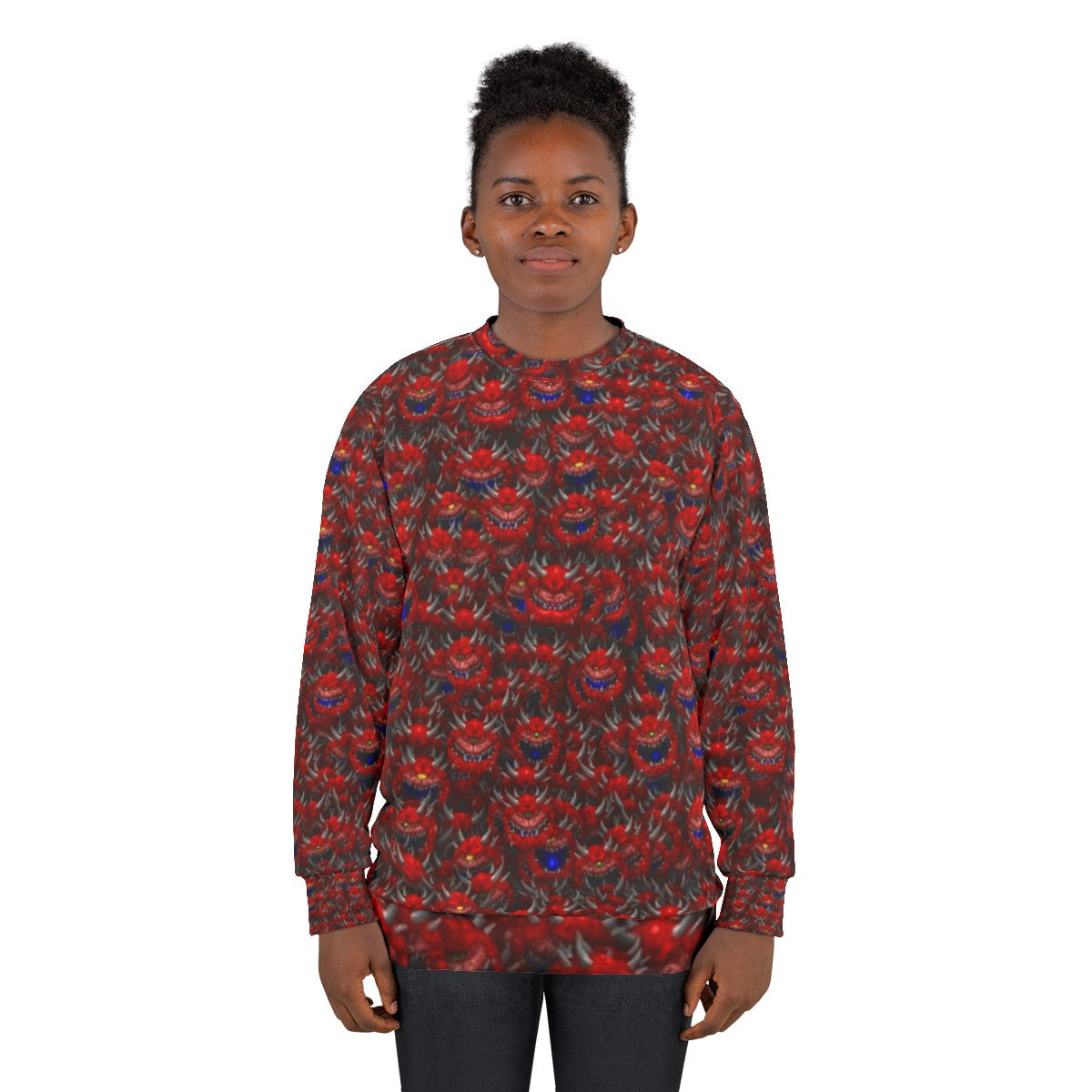 Doom Cacodemon 3D Shooter Sweatshirt - women