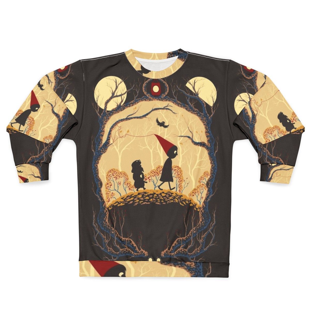 Journey Sweatshirt 2 featuring Over the Garden Wall cartoon and nature-inspired design