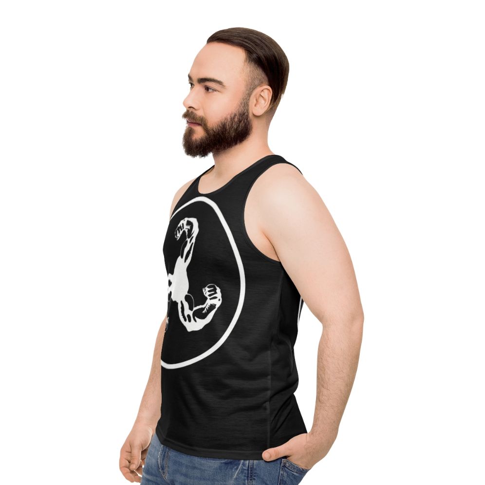 Bicep Logo Unisex Tank Top - men side