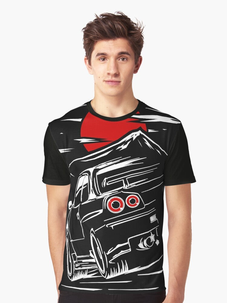 Nissan Skyline GTR R34 graphic t-shirt for car enthusiasts - Men