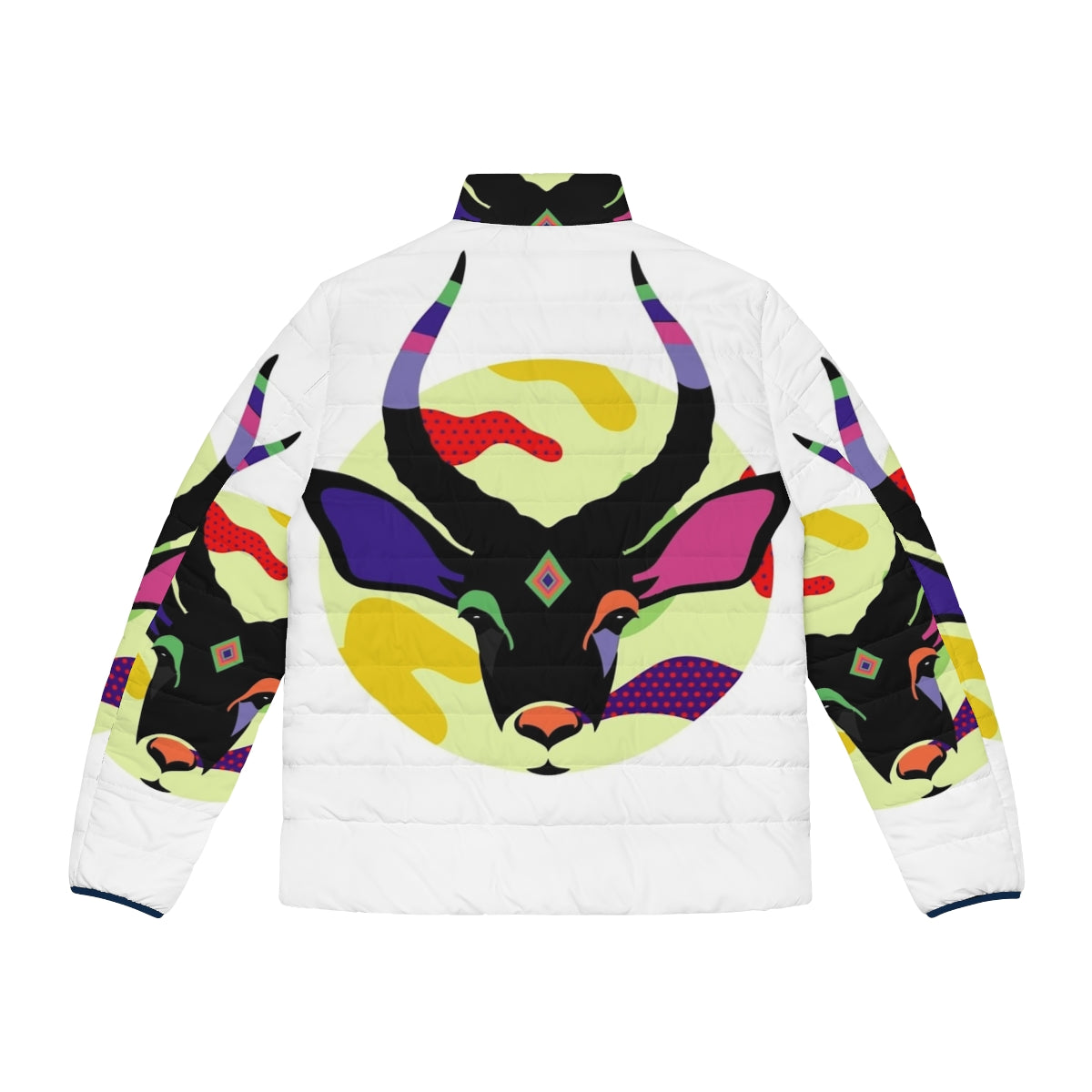 Impala puffer jacket in a retro 80s design - Back