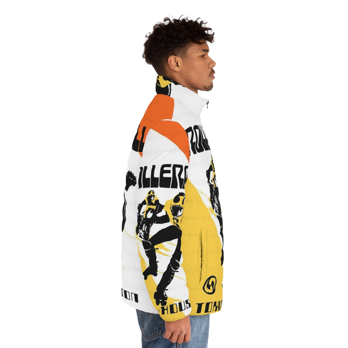 Rollerball Tokyo V Houston Puffer Jacket - Vintage sci-fi inspired outerwear - men side right