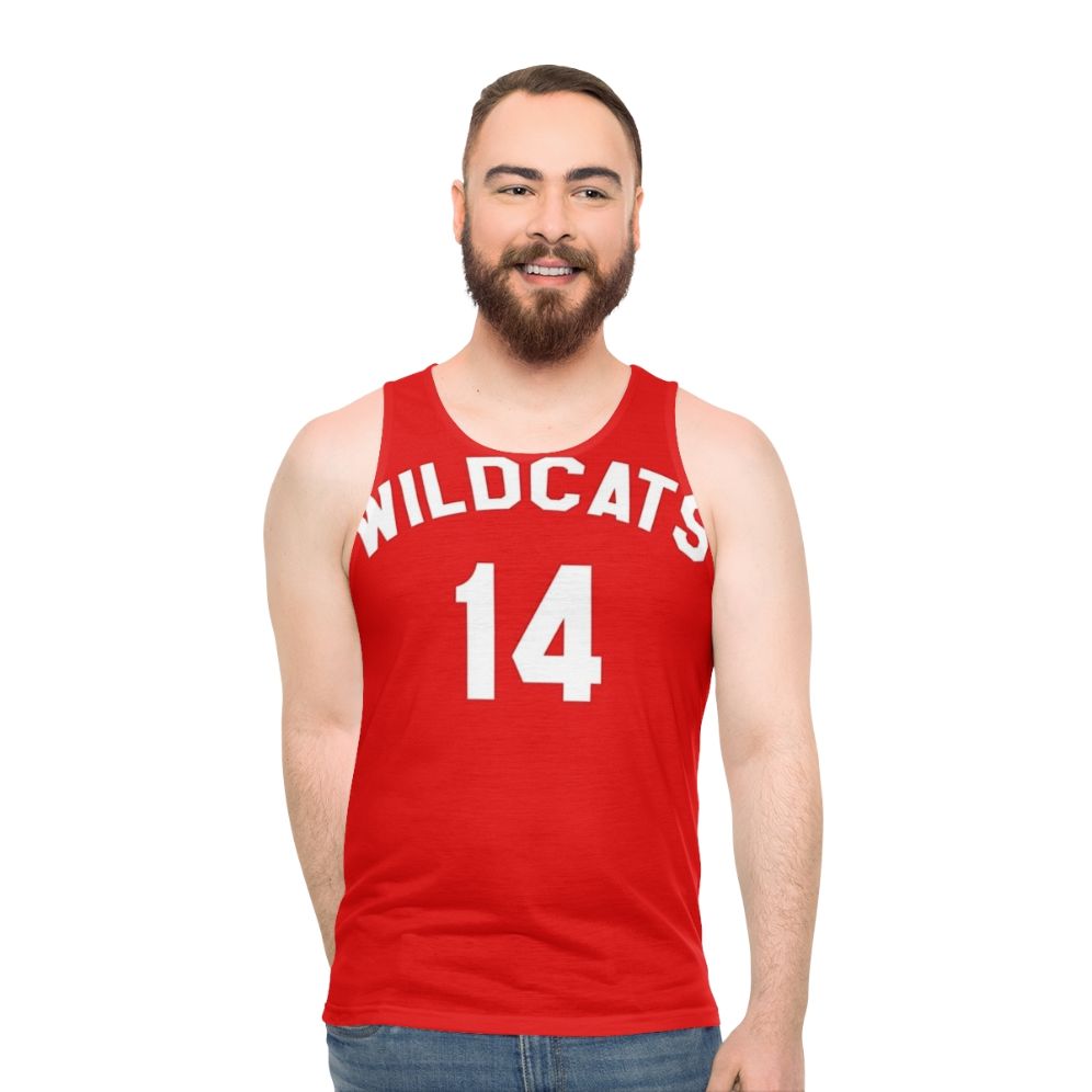 High School Musical Wildcats Basketball Sports Unisex Tank Top - men