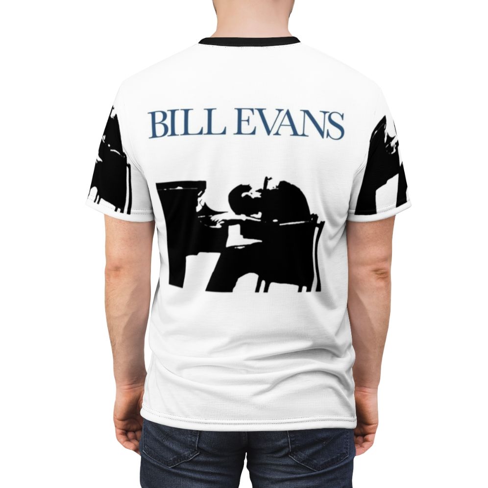 Graphic T-Shirt featuring the iconic jazz musician Bill Evans - men back