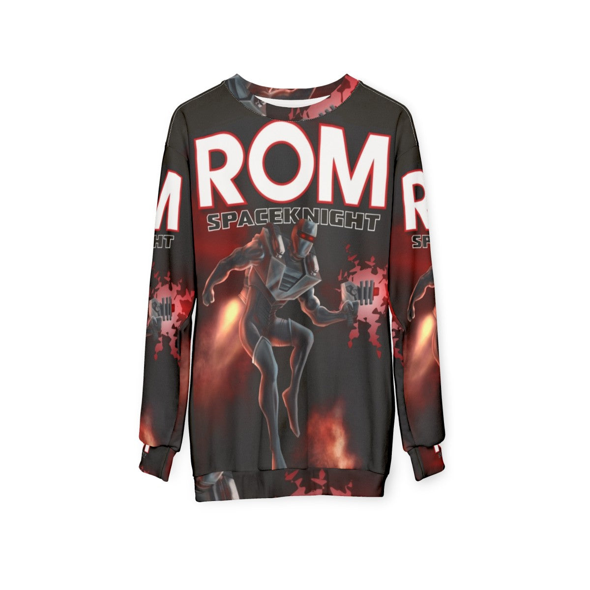 ROM Spaceknight Superhero Sweatshirt - hanging