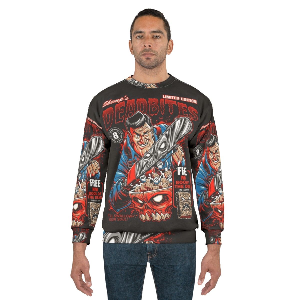 Deadbites Sweatshirt featuring graphic design by Phil Postma of Minion Factory - men