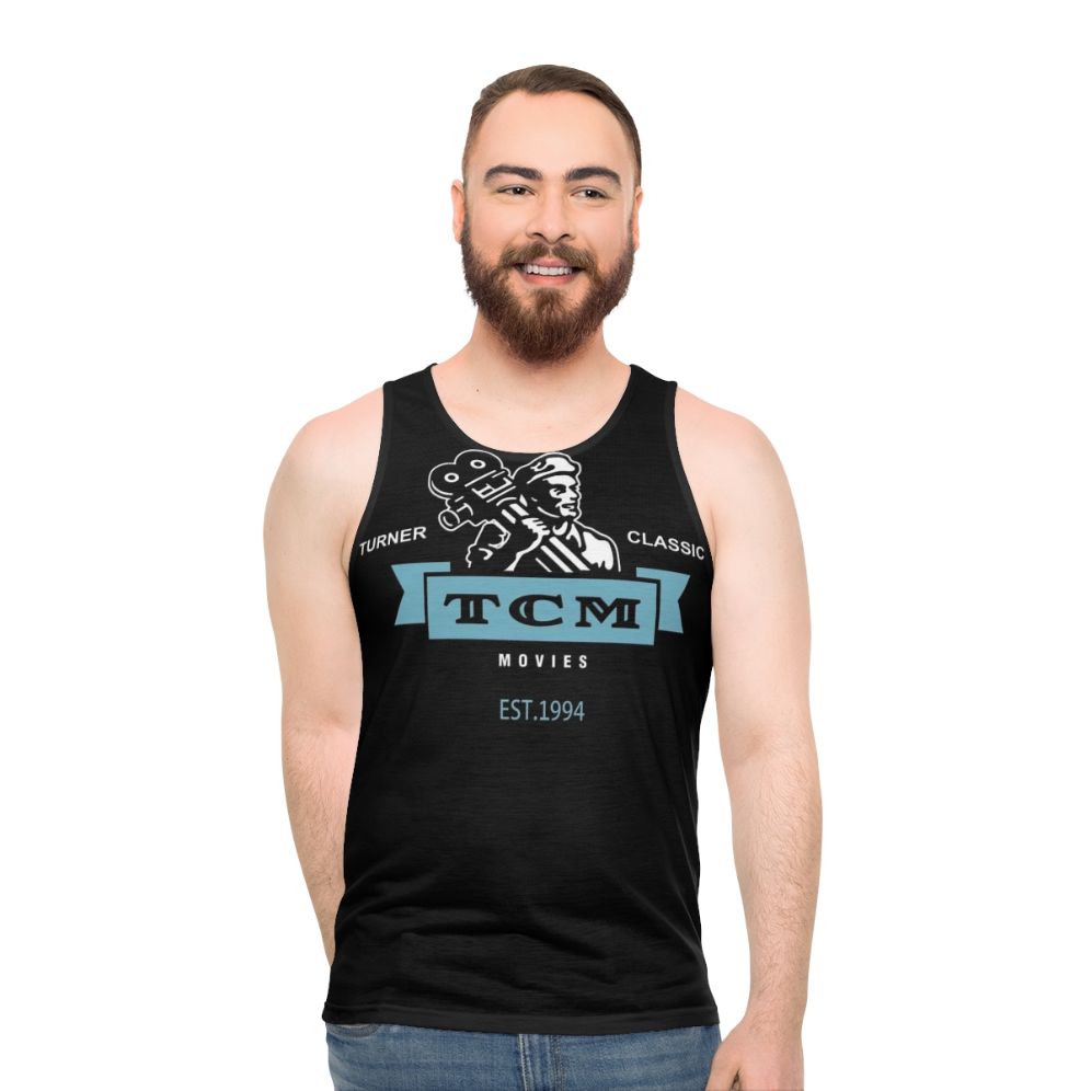 Retro vintage Turner classic movies unisex tank top - men