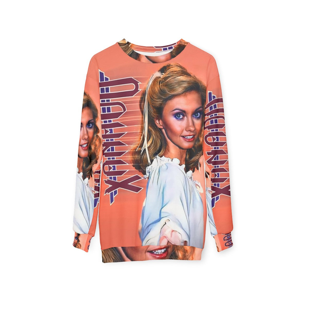 Olivia Newton John Xanadu Inspired Sweatshirt - hanging