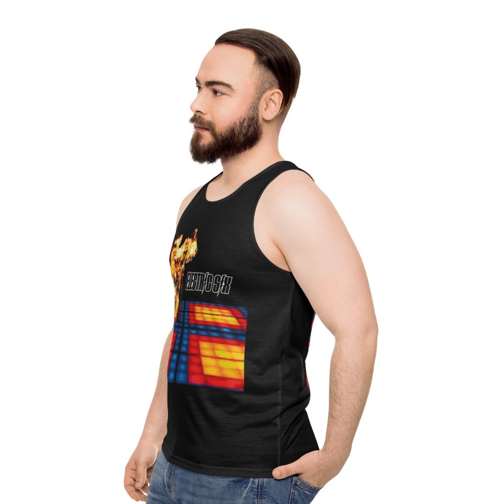 Electric Six Fire Album Unisex Tank Top - men side