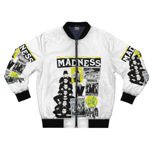 Madness band retro bomber jacket with vintage logo and graphics
