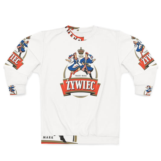 Polish Zywiec Beer Sweatshirt featuring the Polska Eagle Crest