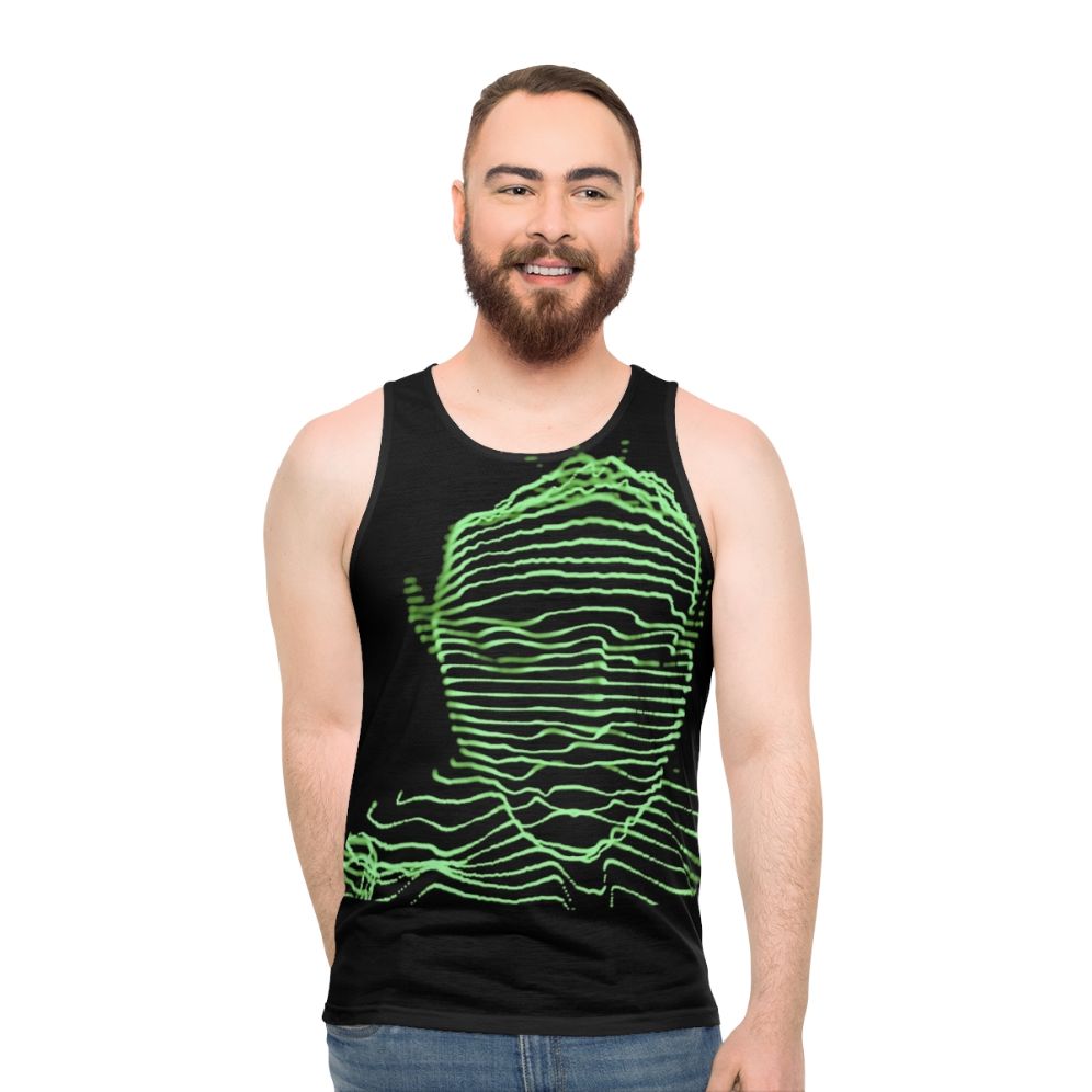 Unisex tank top featuring Another World album art - men