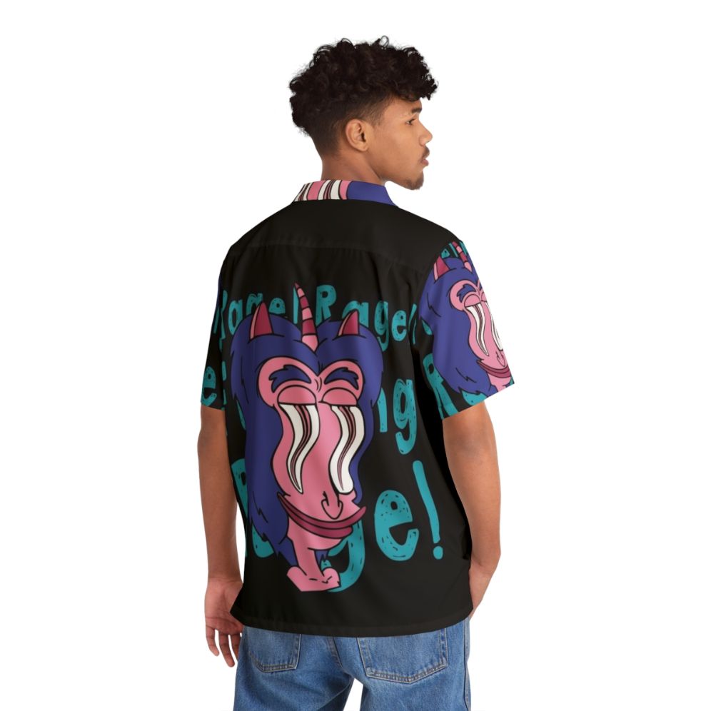 Big Mouth Hormone Monster Hawaiian Shirt - People Back