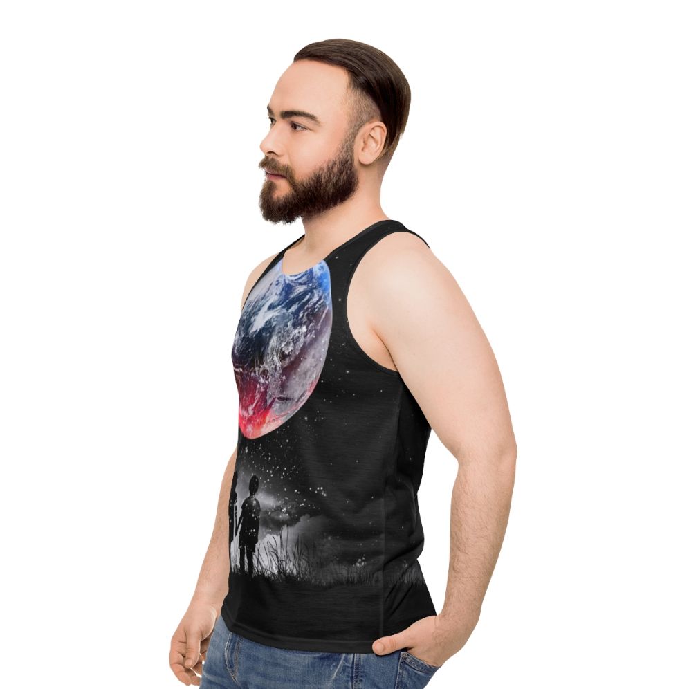 Unisex Galaxy Tank Top - men side