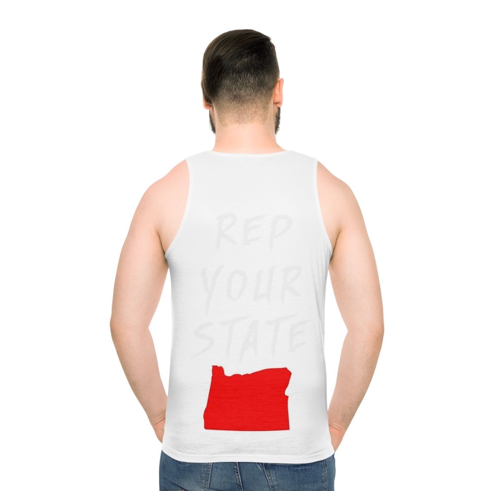 Oregon state pride unisex tank top - men back