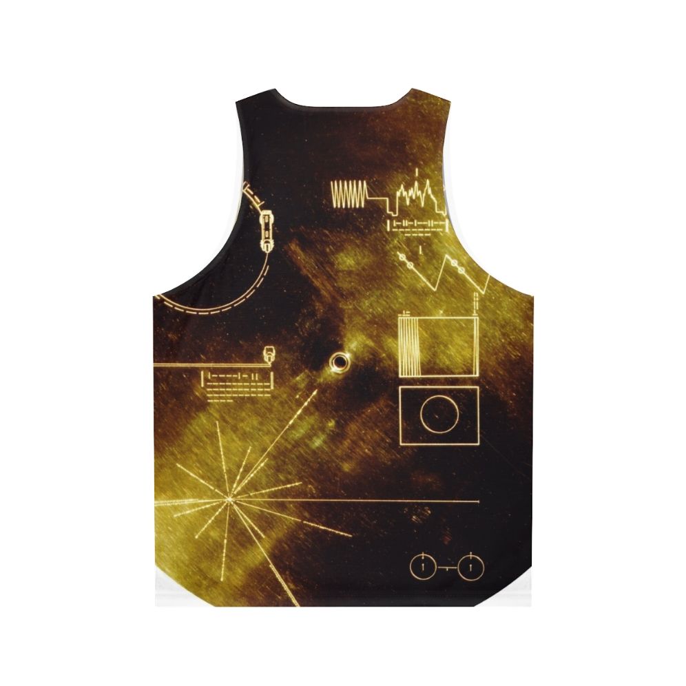 Voyager Golden Record Unisex Tank Top - Back