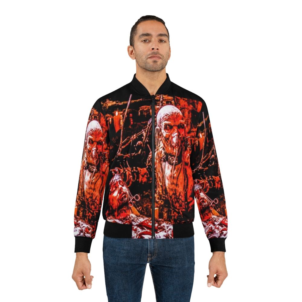 Dr Satan Horror Themed Bomber Jacket - Lifestyle