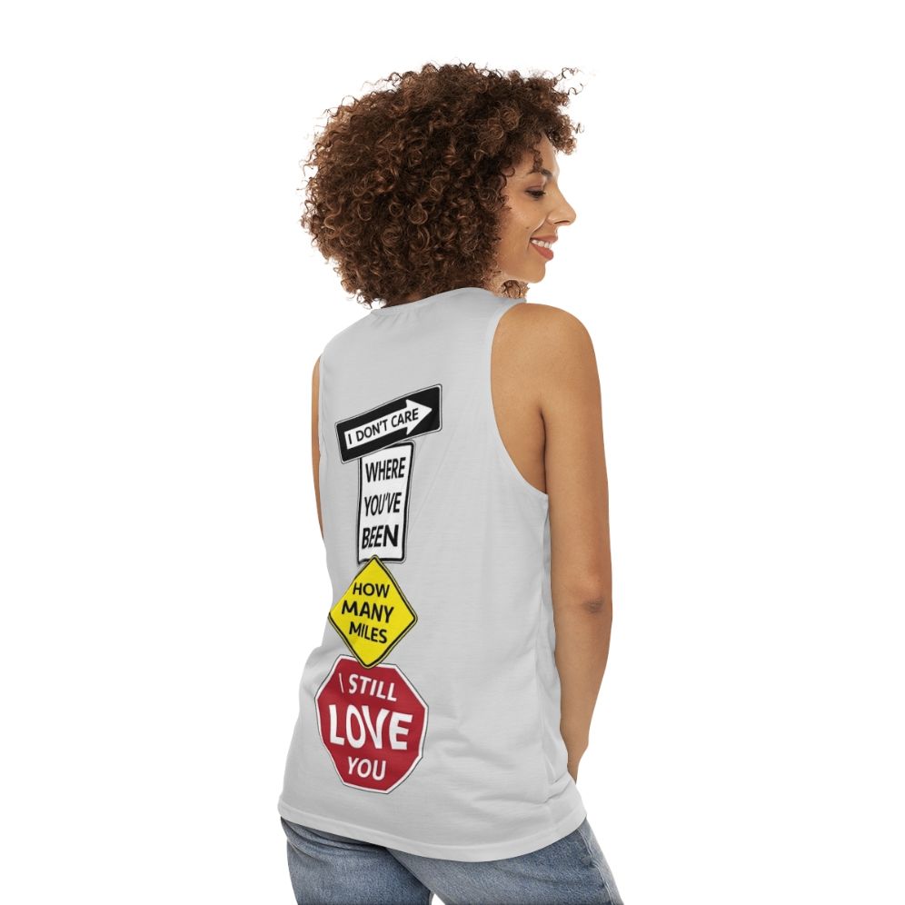 Watsky Sloppy Seconds Street Signs Unisex Tank Top - women back