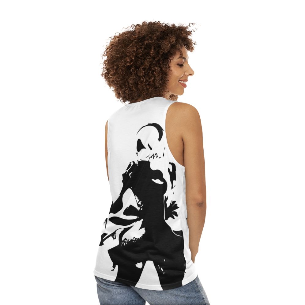 2B Silhouette Unisex Tank Top - women back