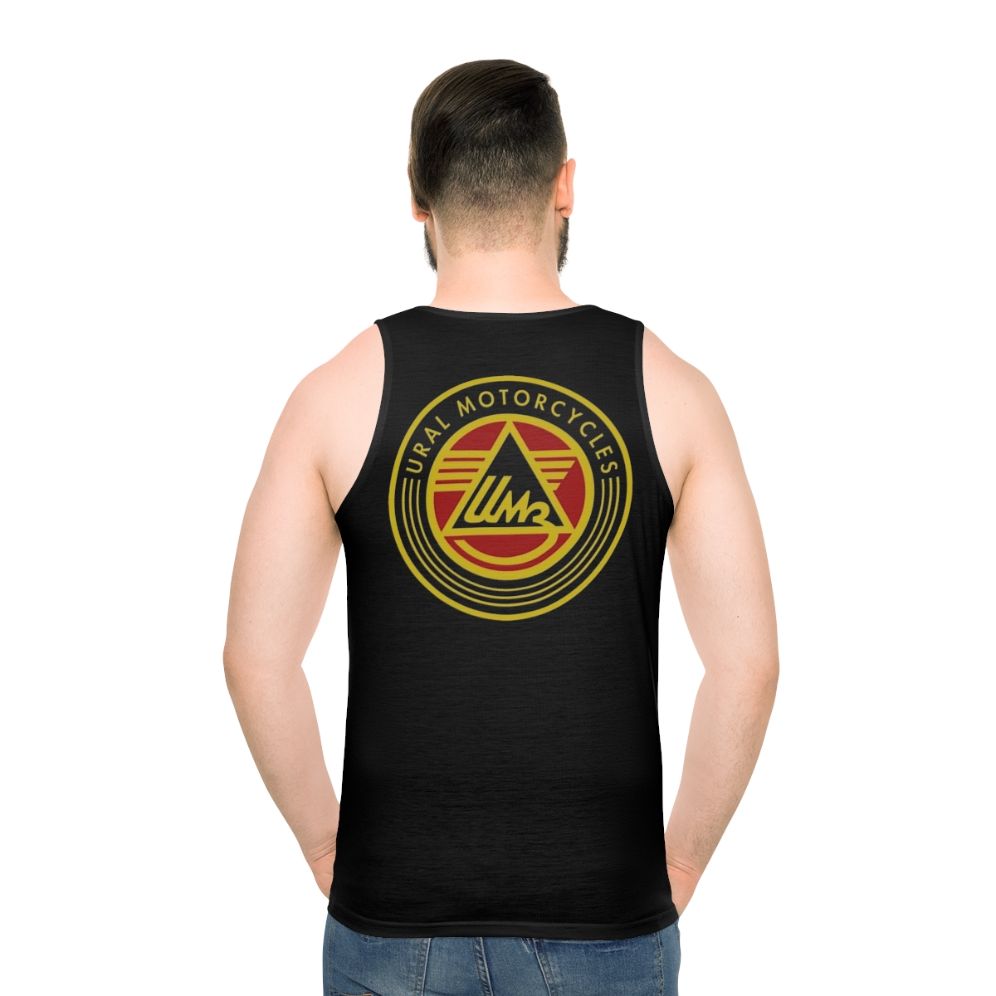 Ural Motorcycles Unisex Tank Top - men back