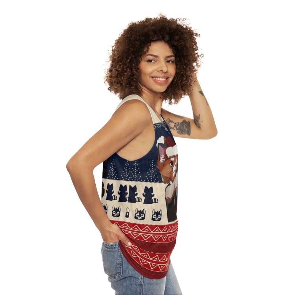 Home Alone inspired Christmas unisex tank top - women side