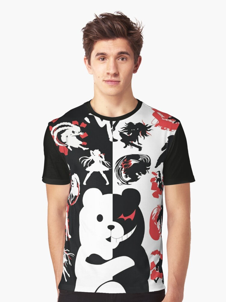 Monokuma despair graphic t-shirt for Danganronpa fans - Men