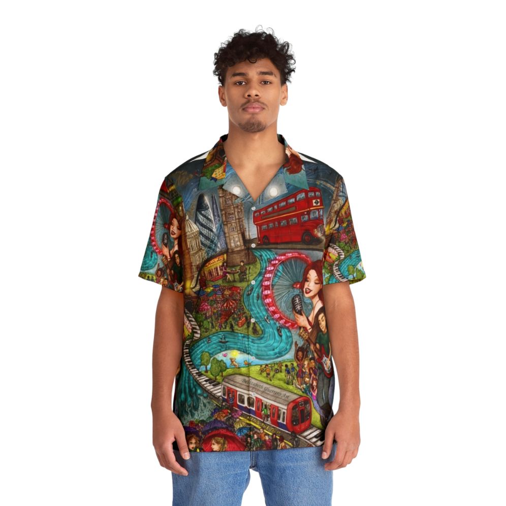 Sounds of London Hawaiian Shirt - People Front