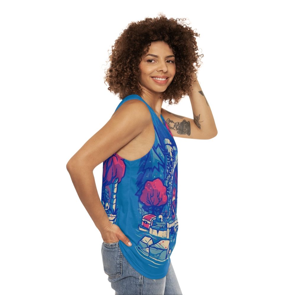 Retro gaming tunic tank top - women side