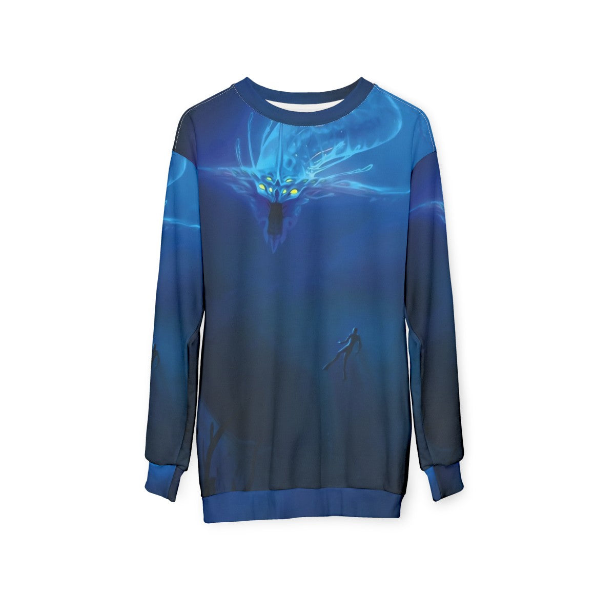 Subnautica Ghost Leviathan Sweatshirt - hanging