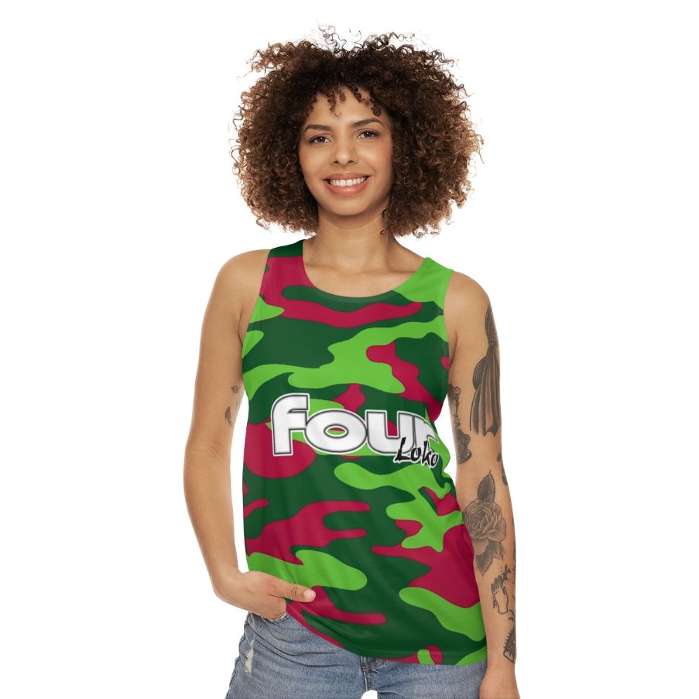 Watermelon Camo 4Loko Unisex Tank Top - women