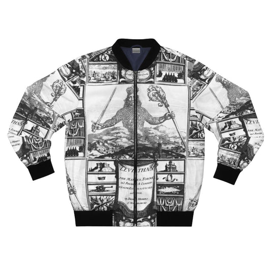 Thomas Hobbes' Leviathan Frontispiece Bomber Jacket