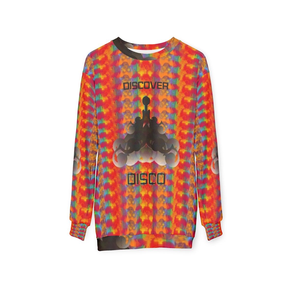 Psychedelic Star Trek Disco Sweatshirt - hanging