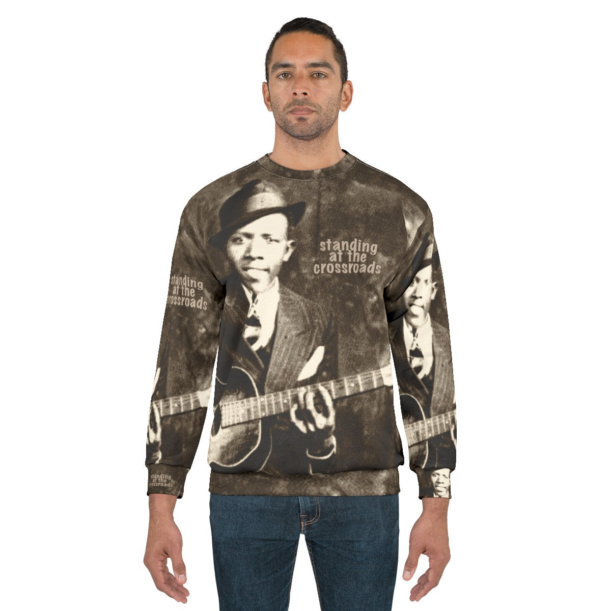 Blues Crossroads Sweatshirt - men