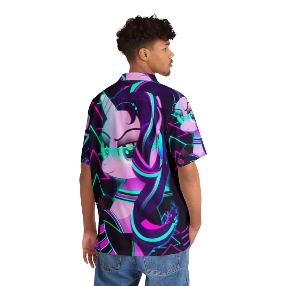 Retro 80s synthwave starlight glimmer Hawaiian shirt - People Back