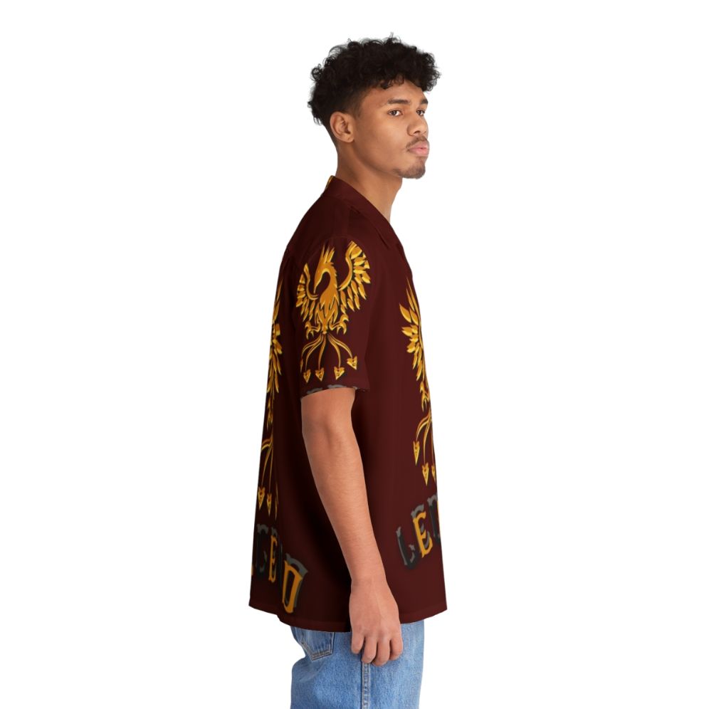 Legendary Golden Phoenix Hawaiian Shirt - People Pight